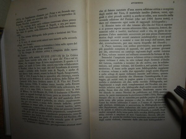 BIBLIOGRAFIA VICHIANA accresciuta e rielaborata da Fausto Nicolini