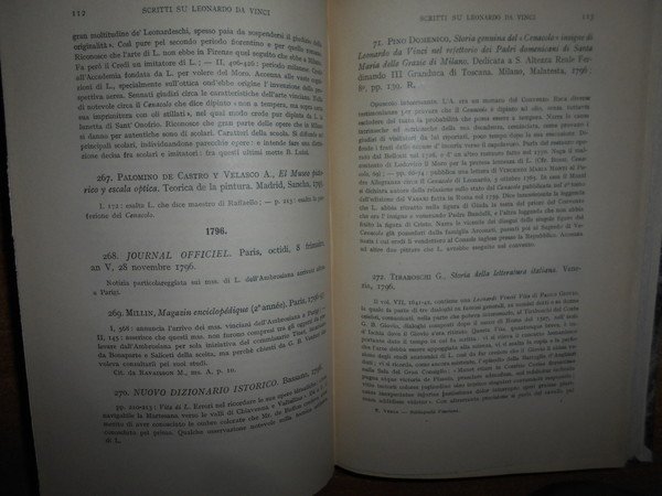 BIBLIOGRAFIA VINCIANA 1493 -1930