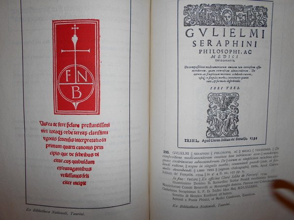 BIBLIOGRAPHIA MEDICA TYPOGRAPHICA PEDEMONTANA SAECULORUMM XV.ET XVI