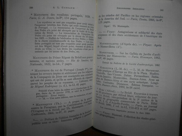 Bibliographie Brésilienne. Catalogue des Ouvrages Français & Latins Relatifs au …