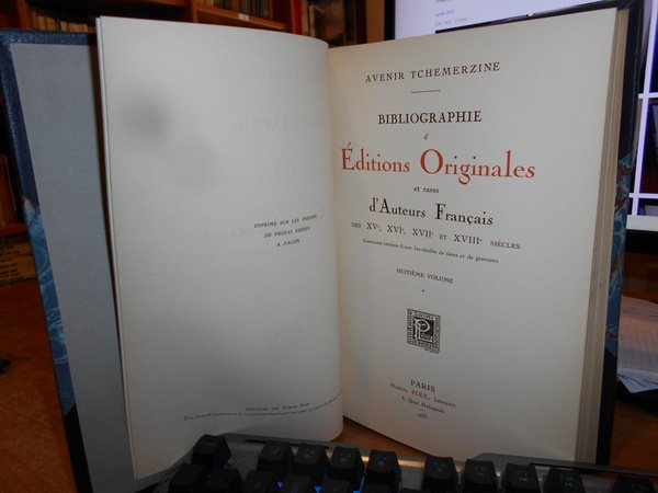 Bibliographie d' Editions Originales et rares d' auteurs français des …