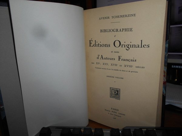 Bibliographie d' Editions Originales et rares d' auteurs français des …
