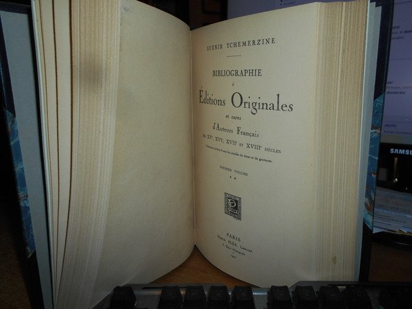 Bibliographie d' Editions Originales et rares d' auteurs français des …