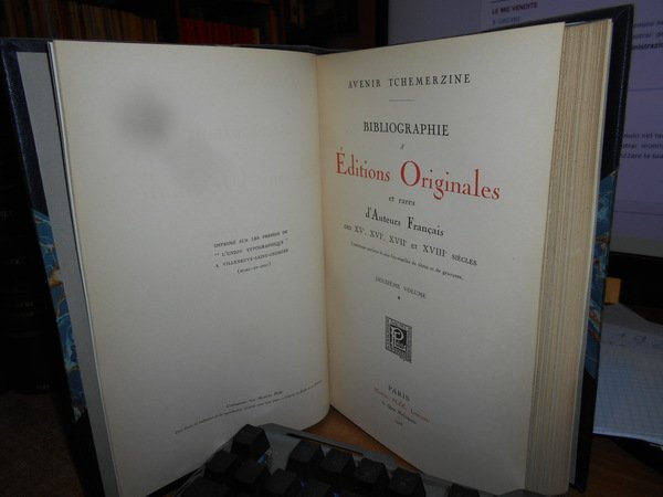 Bibliographie d' Editions Originales et rares d' auteurs français des …