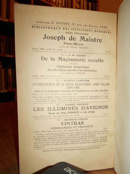 Bibliographie de L' ORDRE DES TEMPLIERS (Imprimés et Manuscrits)