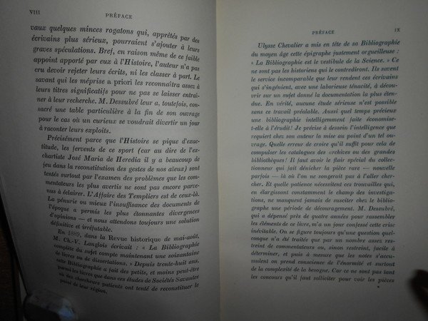 Bibliographie de L' ORDRE DES TEMPLIERS (Imprimés et Manuscrits)