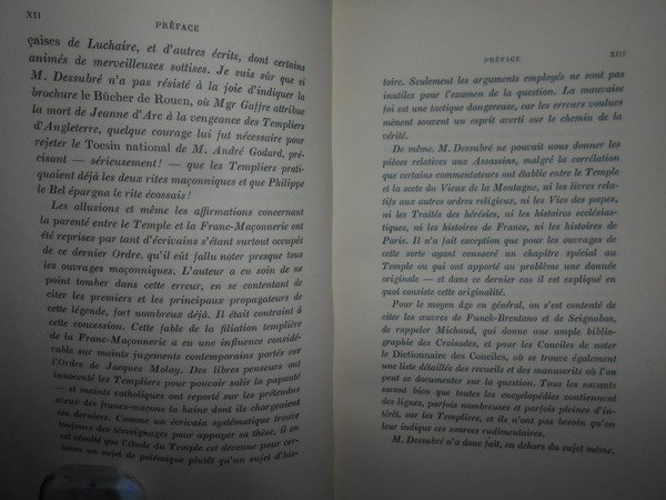 Bibliographie de L' ORDRE DES TEMPLIERS (Imprimés et Manuscrits)