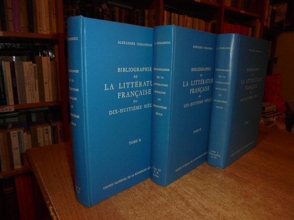 Bibliographie de la Littérature Française du Dix-Huitième Siècle