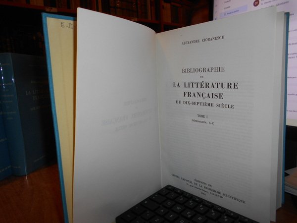 Bibliographie de la Littérature Française du Dix-Septième Siècle