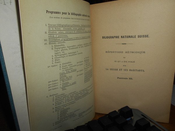 Bibliographie de la Littérature Suisse des Voyages. Descriptions Géographiques Récits …