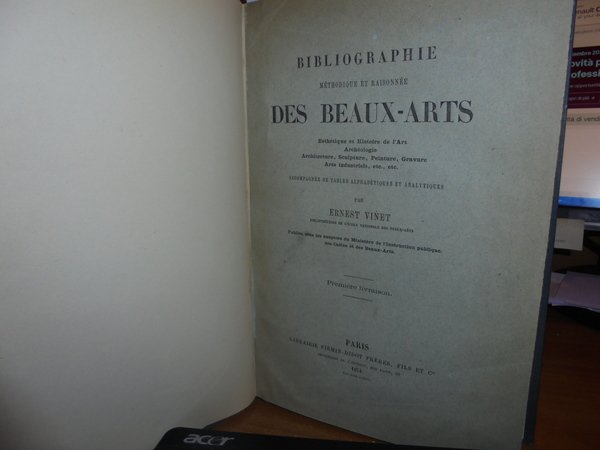 BIBLIOGRAPHIE DES BEAUX-ARTS