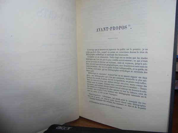 BIBLIOGRAPHIE DES BEAUX-ARTS