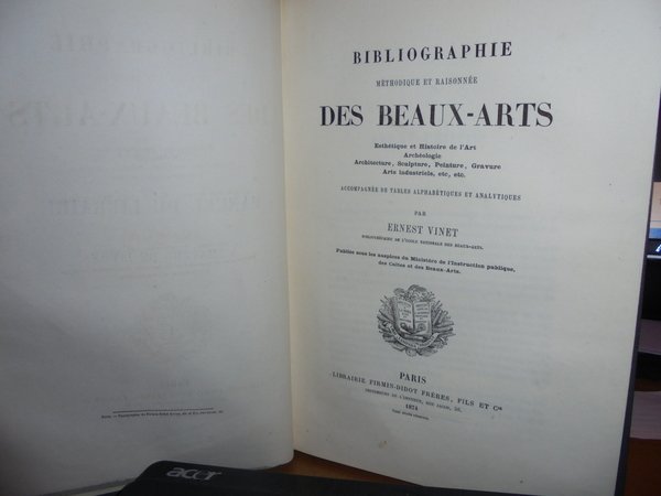 BIBLIOGRAPHIE DES BEAUX-ARTS