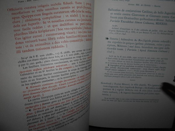 Bibliographie des éditions de SIMON DE COLINES 1520-1546