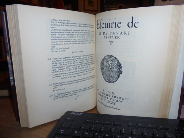 BIBLIOGRAPHIE DES ÉDITIONS DES DE TOURNES IMPRIMEURS LYONNAIS. MISE EN …