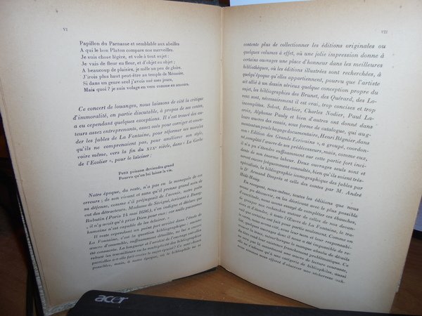 BIBLIOGRAPHIE DES OEUVRES DE LA FONTAINE