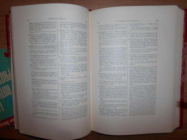 BIBLIOGRAPHIE DES OUVRAGES Français sur La Chasse. Supplément a la …