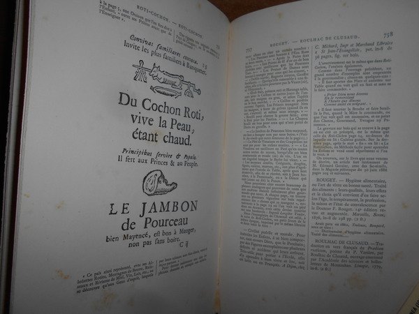 BIBLIOGRAPHIE Gastronomique