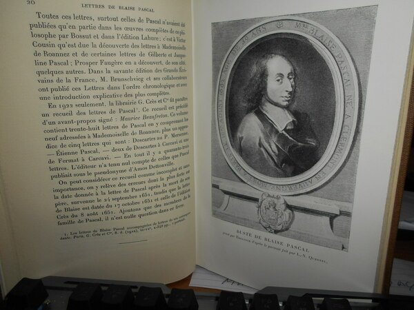 BIBLIOGRAPHIE GÉNÉRALE DES OEUVRES DE BLAISE PASCAL (5 TOMES - …