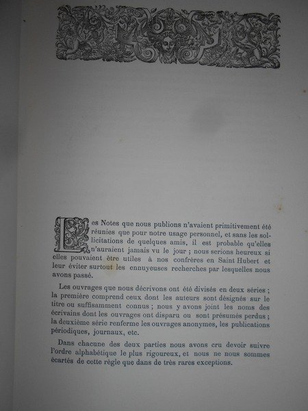 BIBLIOGRAPHIE Générale des OUVRAGES SUR LA CHASSE la Vénerie & …