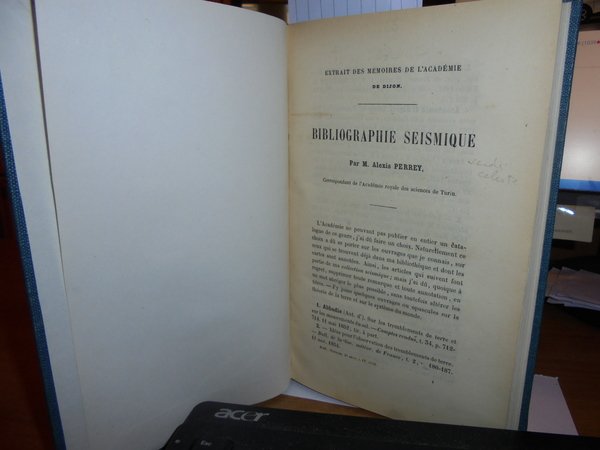 BIBLIOGRAPHIE SÉISMIQUE