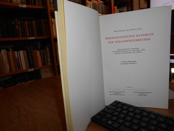 Bibliographisches Handbuch der Sprachwörter bücher