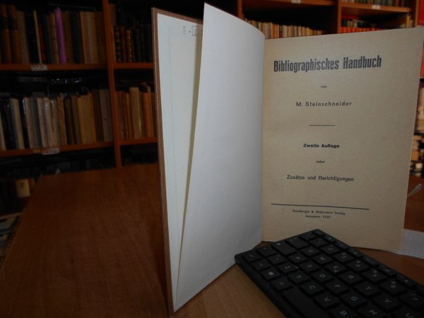 Bibliographisches Handbuch über die theoretische und praktische Literatur für hebräische …