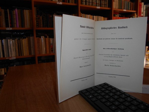 Bibliographisches Handbuch über die theoretische und praktische Literatur für hebräische …