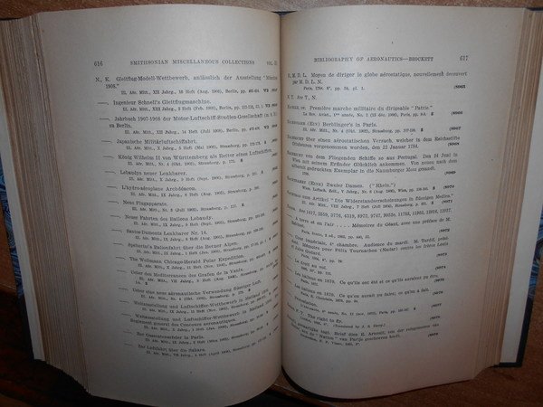 BIBLIOGRAPHY of AERONAUTICS