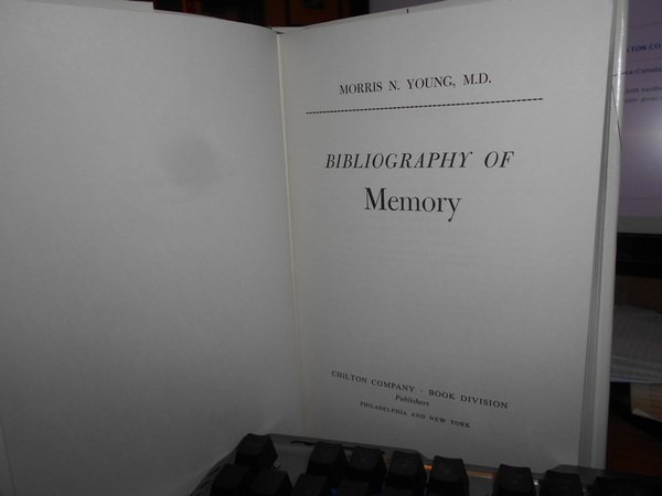 Bibliography of Memory