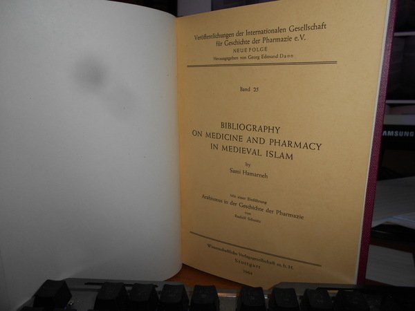 Bibliography on Medicine and Pharmacy in Medieval Islam