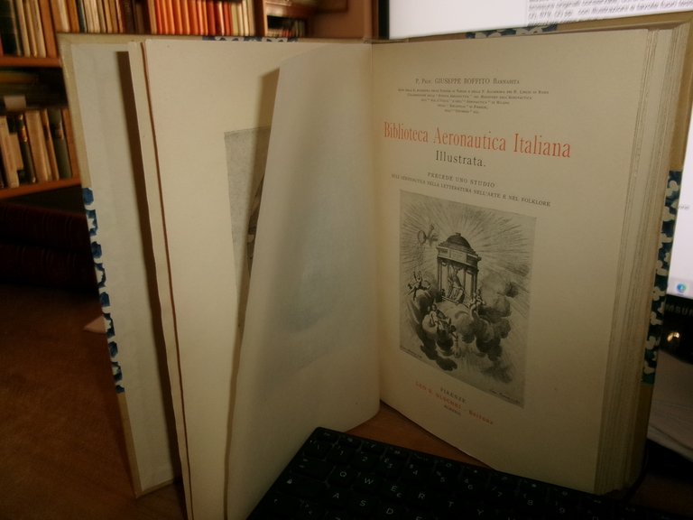 Biblioteca Aeronautica Italiana illustrata. Giuseppe Boffito Barnabita 1929/37
