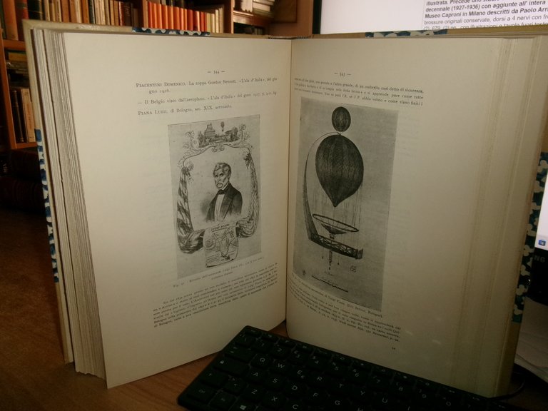 Biblioteca Aeronautica Italiana illustrata. Giuseppe Boffito Barnabita 1929/37