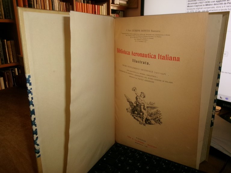 Biblioteca Aeronautica Italiana illustrata. Giuseppe Boffito Barnabita 1929/37