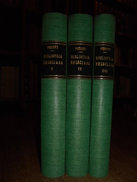 BIBLIOTECA Bresciana opera postuma di Vincenzo Peroni