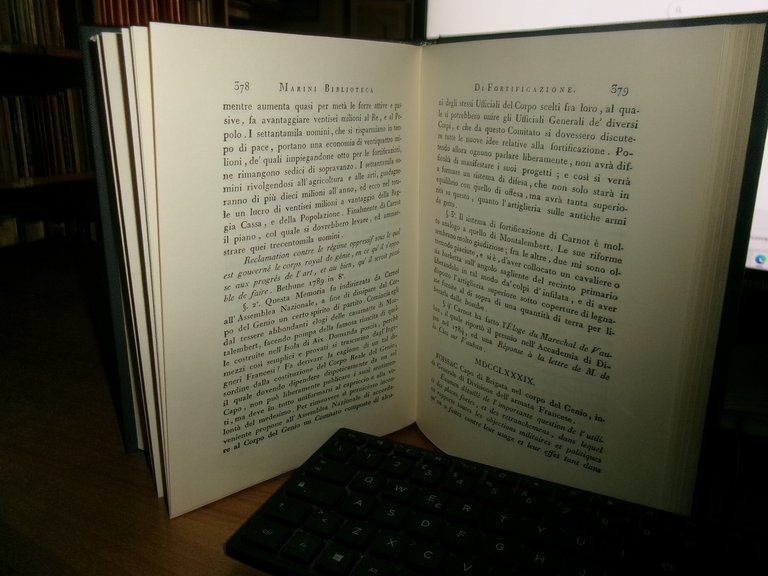BIBLIOTECA ISTORICO-CRITICA DI FORTIFICAZIONE PERMANENTE. Libreria BRIGHENTI 1971
