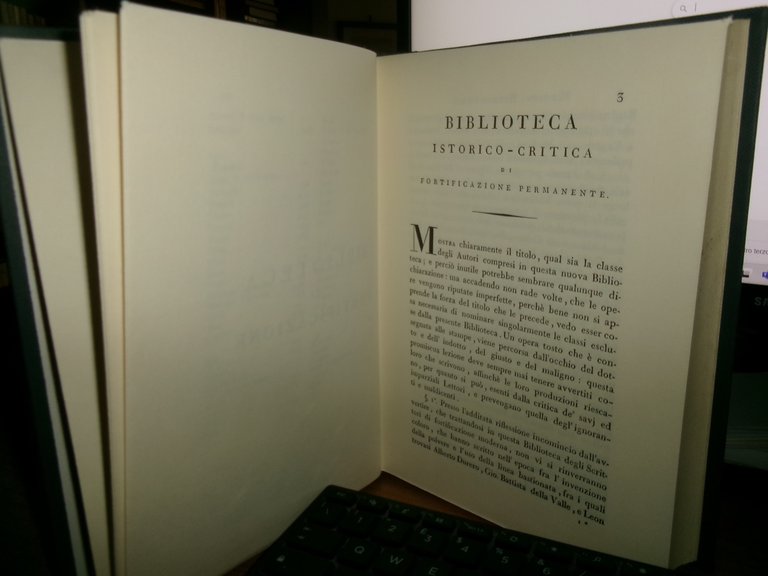 BIBLIOTECA ISTORICO-CRITICA DI FORTIFICAZIONE PERMANENTE. Libreria BRIGHENTI 1971