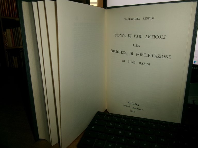 BIBLIOTECA ISTORICO-CRITICA DI FORTIFICAZIONE PERMANENTE. Libreria BRIGHENTI 1971