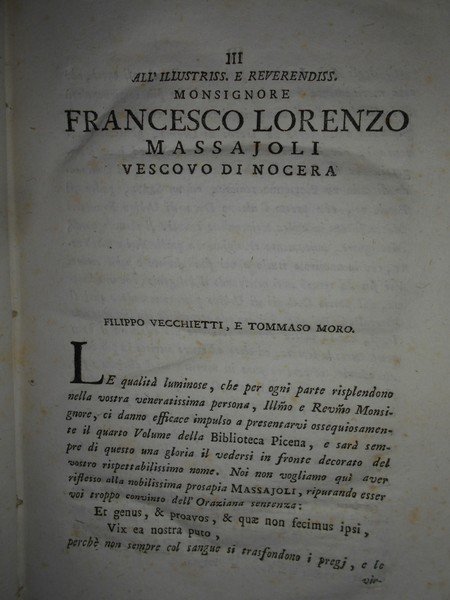 BIBLIOTECA PICENA O SIA NOTIZIE ISTORICHE DELLE OPERE E DEGLI …