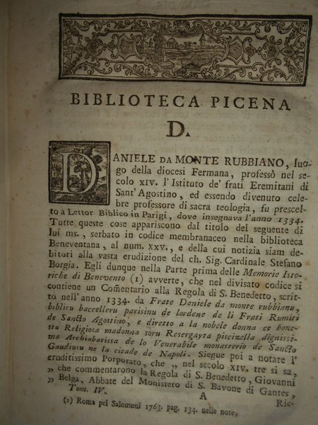 BIBLIOTECA PICENA O SIA NOTIZIE ISTORICHE DELLE OPERE E DEGLI …