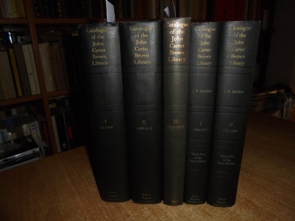 Bibliotheca Americana. Catalogue of the John Carter Brown Library in …