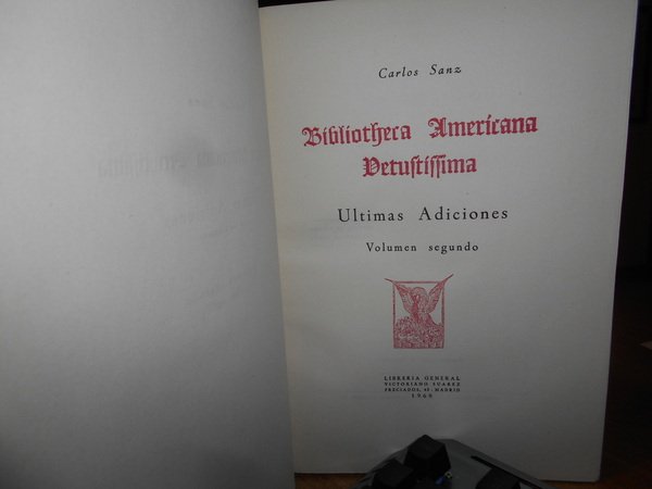 BIBLIOTHECA AMERICANA VETUSTISSIMA