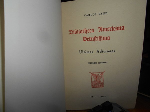 BIBLIOTHECA AMERICANA VETUSTISSIMA