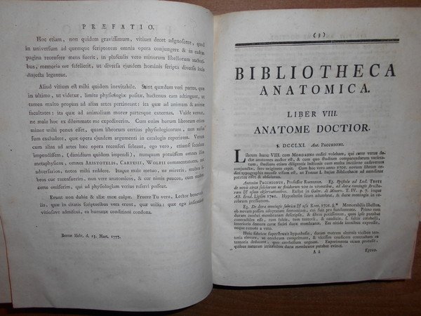 Bibliotheca Anatomica qua scripta ad anatomen et Physiologiam facientia e …