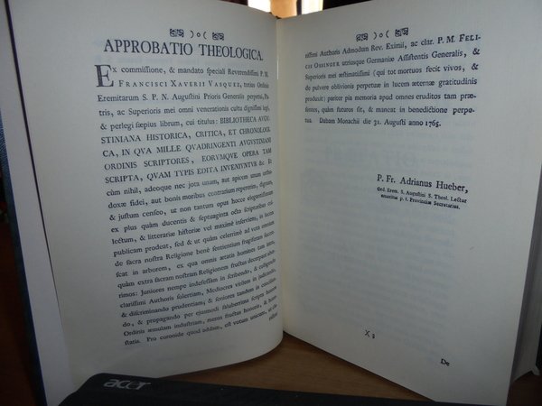 Bibliotheca Augustiniana historica, critica et chronologica. In qua mille quadrigenti …