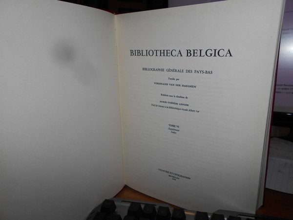 Bibliotheca Belgica. Bibliographie générale des Pays-Bas