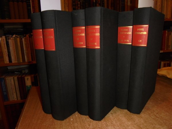 BIBLIOTHECA BIBLIOGRAPHICA AURELIANA. INDEX AURELIENSIS. CATALOGUS LIBRORUM SEDECIMO SAECULO IMPRESSORUM