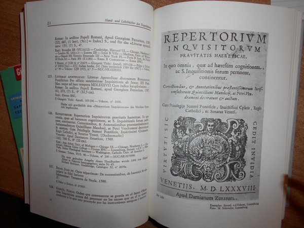 Bibliotheca Bibliographica Historiae Sanctae Inquisitionis