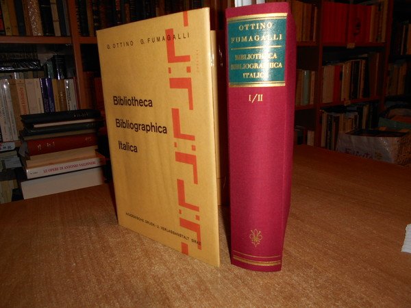 BIBLIOTHECA BIBLIOGRAPHICA ITALICA I - II - 1,2,3,4 SUPPLEMENTO 1895-1896-1896/1899-1900.