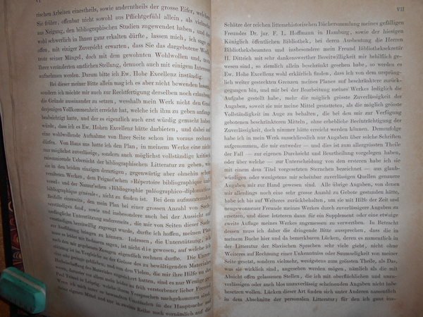 BIBLIOTHECA Bibliographica Kritisches Verzeichniss der das gesammtgebiet der Bibliographie betreffenden …